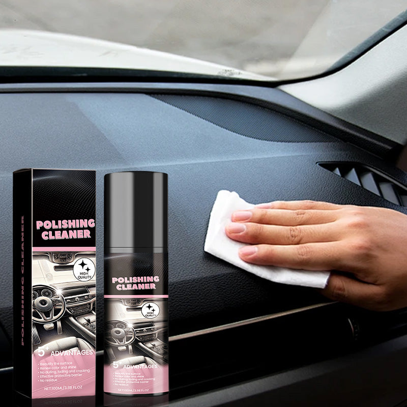 Glanzivo | Lucidante 3 in 1 per interni auto, per plastica, pelle e vinile, 100 ml