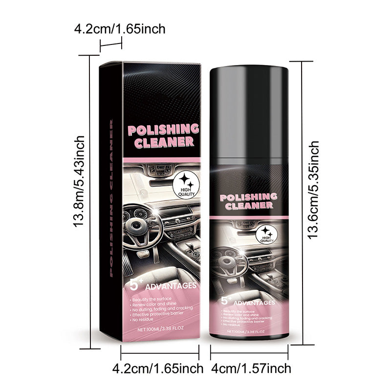 Glanzivo | Lucidante 3 in 1 per interni auto, per plastica, pelle e vinile, 100 ml