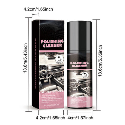 Glanzivo | Lucidante 3 in 1 per interni auto, per plastica, pelle e vinile, 100 ml