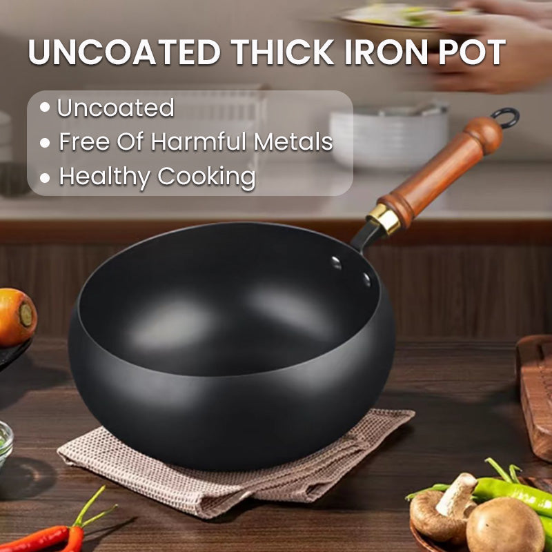 Stoviron | Olla de hierro fundido con tapa, 24 cm, 4,5 litros, apta para inducción