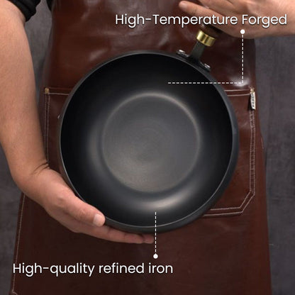 Stoviron | Olla de hierro fundido con tapa, 24 cm, 4,5 litros, apta para inducción