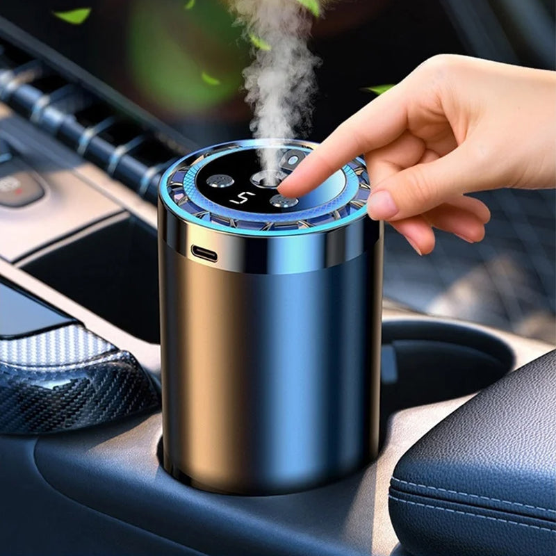 Duftivo | Diffusore di aromi per auto con livelli di nebulizzazione, modalità luce e avvio automatico