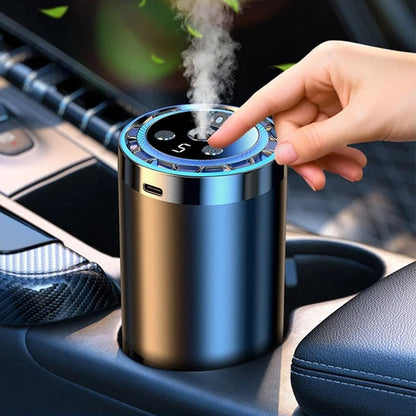 Duftivo | Diffusore di aromi per auto con livelli di nebulizzazione, modalità luce e avvio automatico