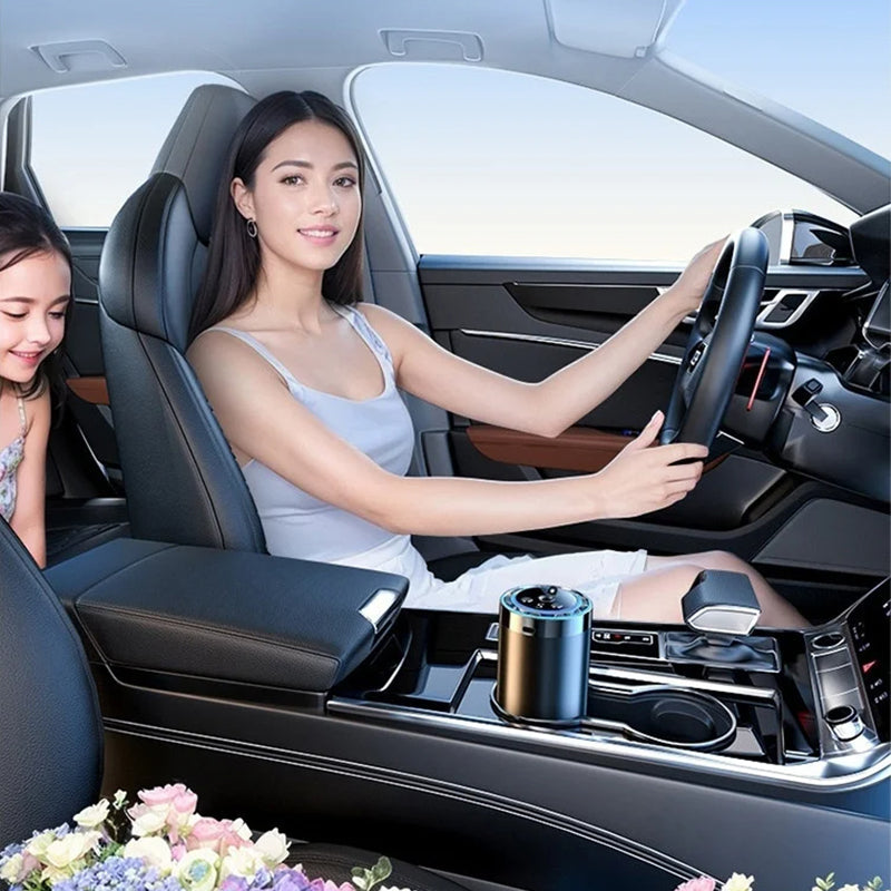Duftivo | Diffusore di aromi per auto con livelli di nebulizzazione, modalità luce e avvio automatico