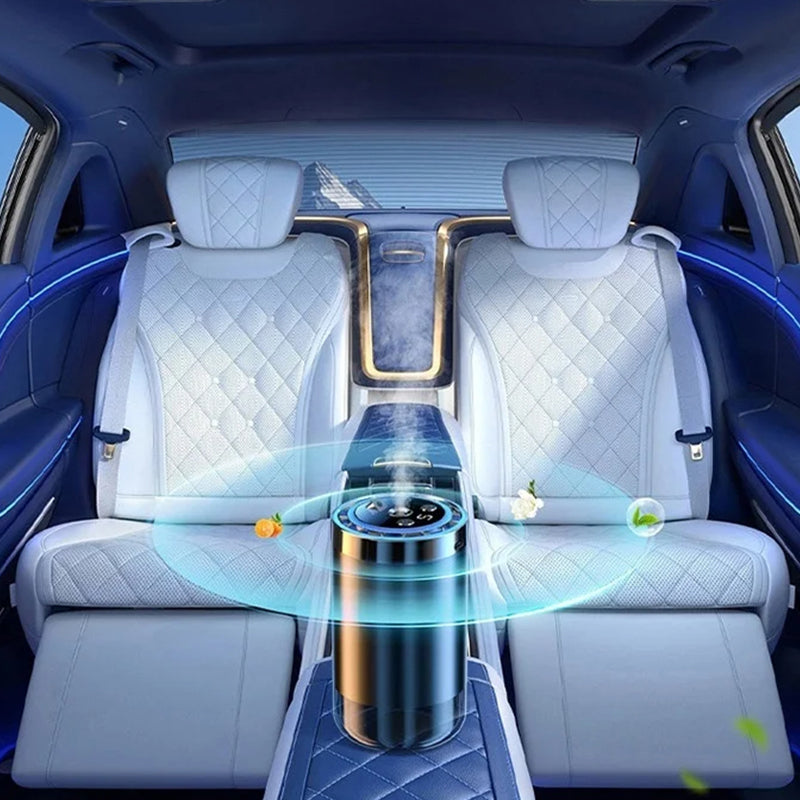Duftivo | Diffusore di aromi per auto con livelli di nebulizzazione, modalità luce e avvio automatico