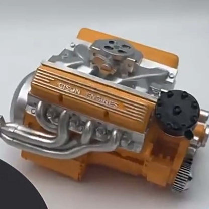 Lorida | Kit de maqueta de motor V8 de metal con motor de gasolina y encendido CDI