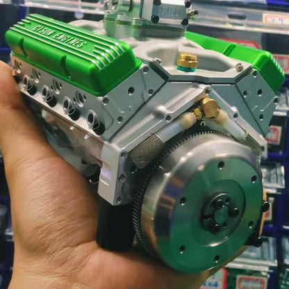 Lorida | Kit de maqueta de motor V8 de metal con motor de gasolina y encendido CDI