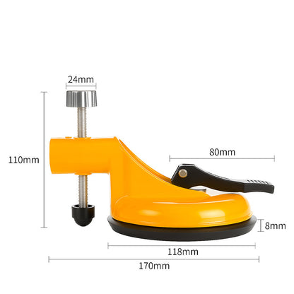 Saugaro | Saugheber für Fliesen und Glas mit 8 mm Gummidichtung und Schnellhebel