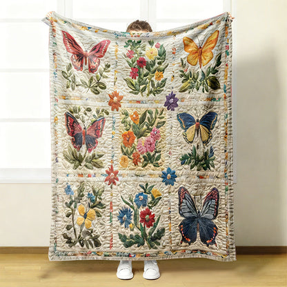 Blumari | Flanell Kuscheldecke mit Blumenmuster, waschbar, in 6 Größen
