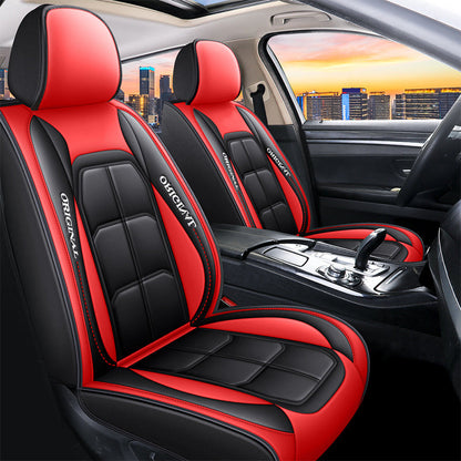 Sitrano | PU Leather Car Seat Covers for Front Seats, Set of 2, Universal Fit