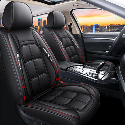 Sitrano | PU Leather Car Seat Covers for Front Seats, Set of 2, Universal Fit