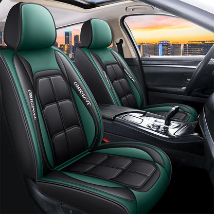 Sitrano | PU Leather Car Seat Covers for Front Seats, Set of 2, Universal Fit