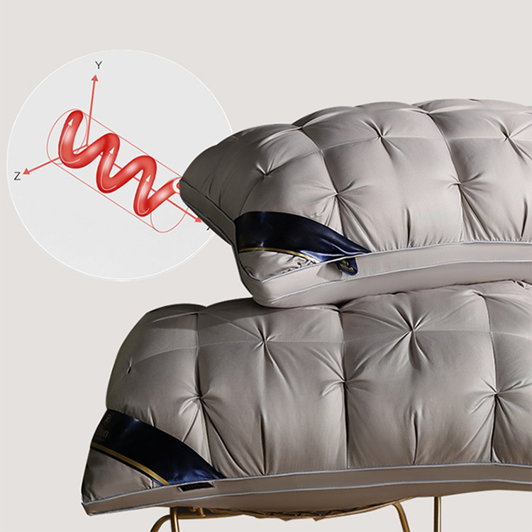 Somnara | Almohada cervical lavable con acolchado 3D, 48 x 74 cm