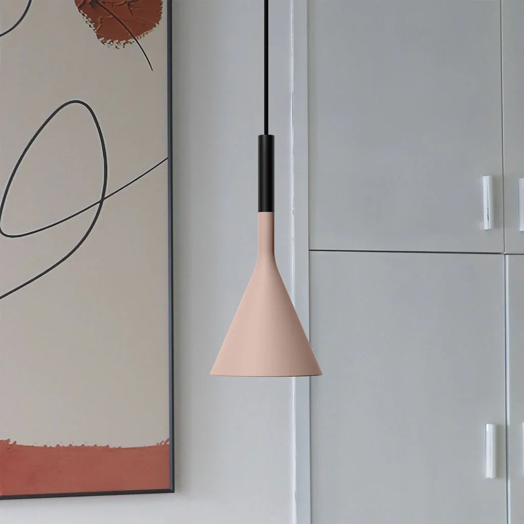 Lampada a sospensione Laval Cement effetto cemento – Lampada industriale a sospensione