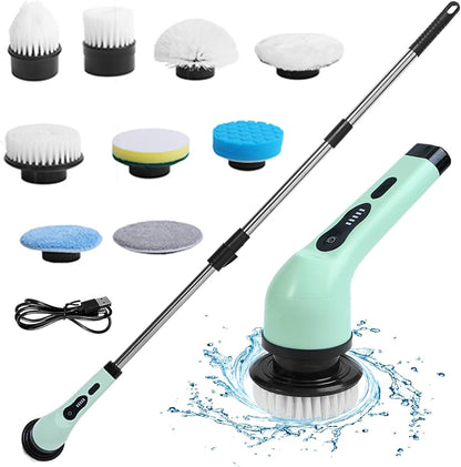 CleanMaster 9in1 | Spazzola elettrica per la pulizia con 9 accessori per usi versatili