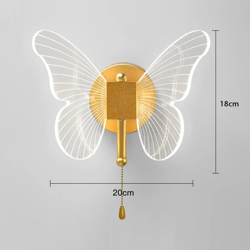 Elira Fléur | lampada a sospensione con delicato design a farfalla