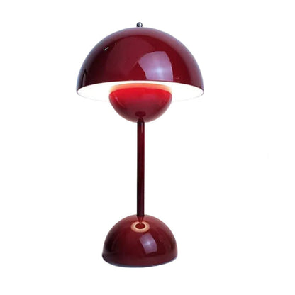 Velunio | Kabellose Retro Tischlampe mit Akku, Touch-dimmbar, bis 10 Std.