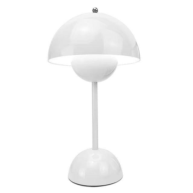 Velunio | Kabellose Retro Tischlampe mit Akku, Touch-dimmbar, bis 10 Std.