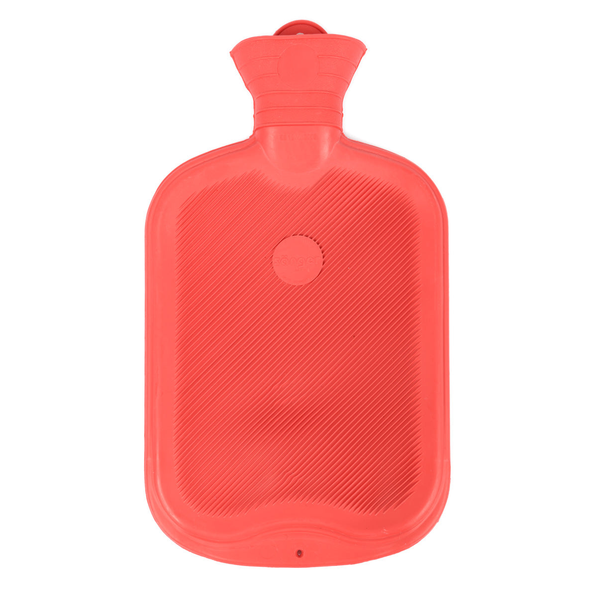 Gummora | Wärmflasche 2 Liter aus Naturgummi, nahtlos und ohne Weichmacher