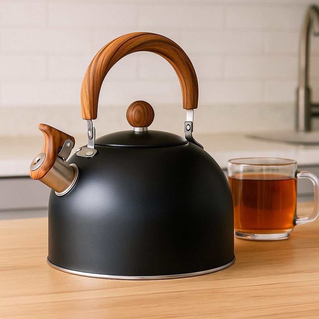 Fiferro | Flötenkessel aus Edelstahl, 3 Liter, für Induktion und alle Herdarten