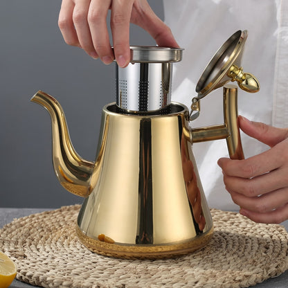 Kesselo | Hervidor de acero inoxidable con filtro de té para inducción, 1 o 1,5 l