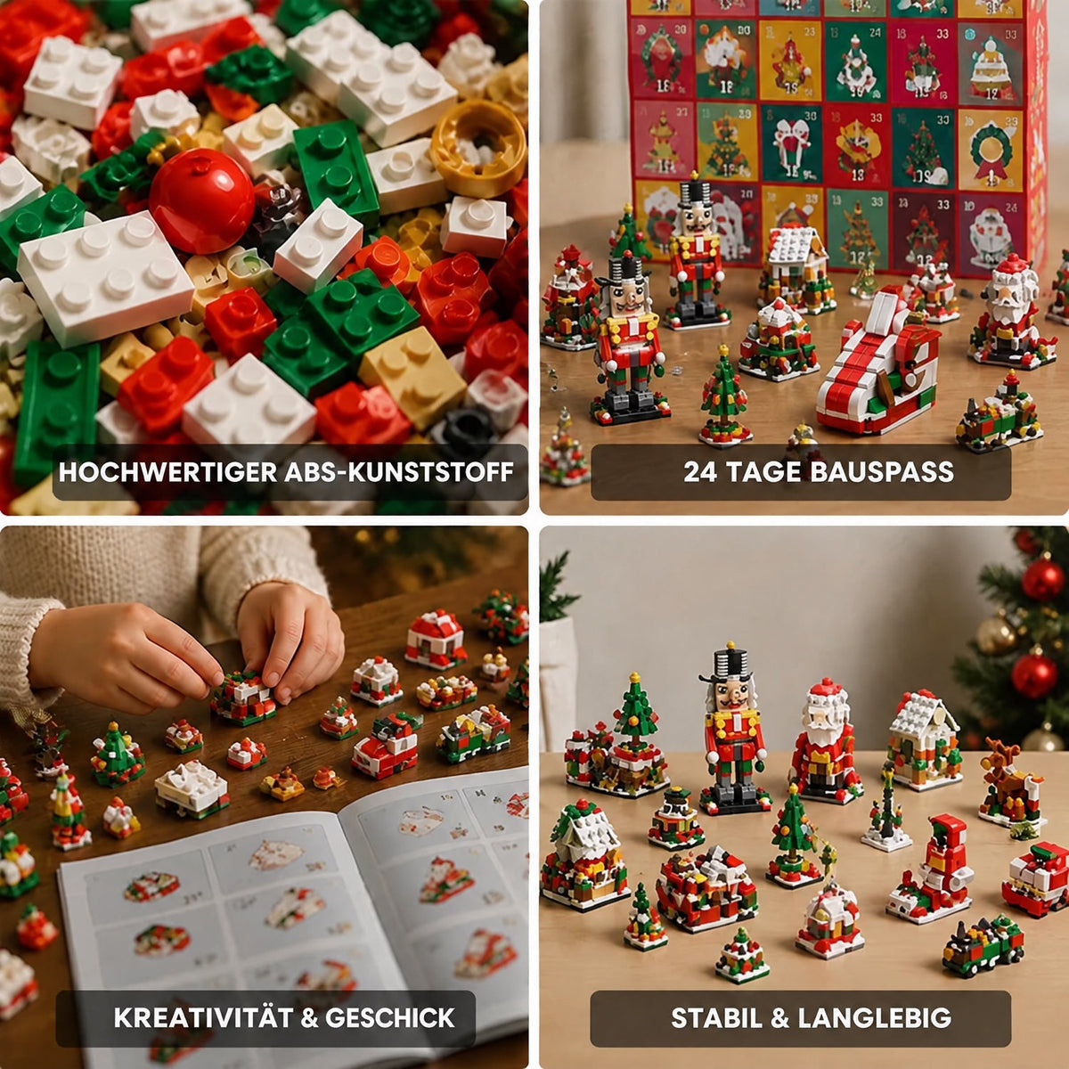 Weihnachts-Bausteine Adventskalender 2026