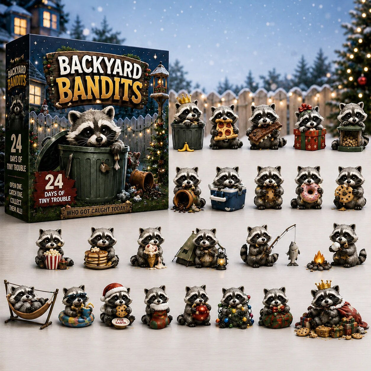 Waschbär Adventskalender 2026