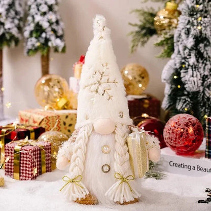 Gnomira | Christmas gnome with lights, battery-powered, 30 cm