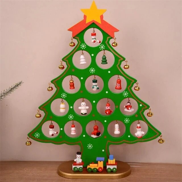 Ornalia | Wooden Ornament to Assemble, No Tools Needed, 3 Sizes