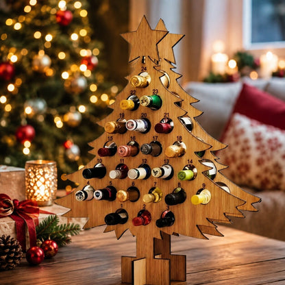 Wein & Bier Adventskalender aus Holz 2026
