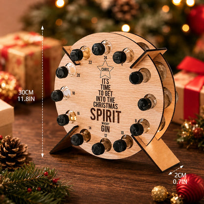 Wein & Bier Adventskalender aus Holz 2026