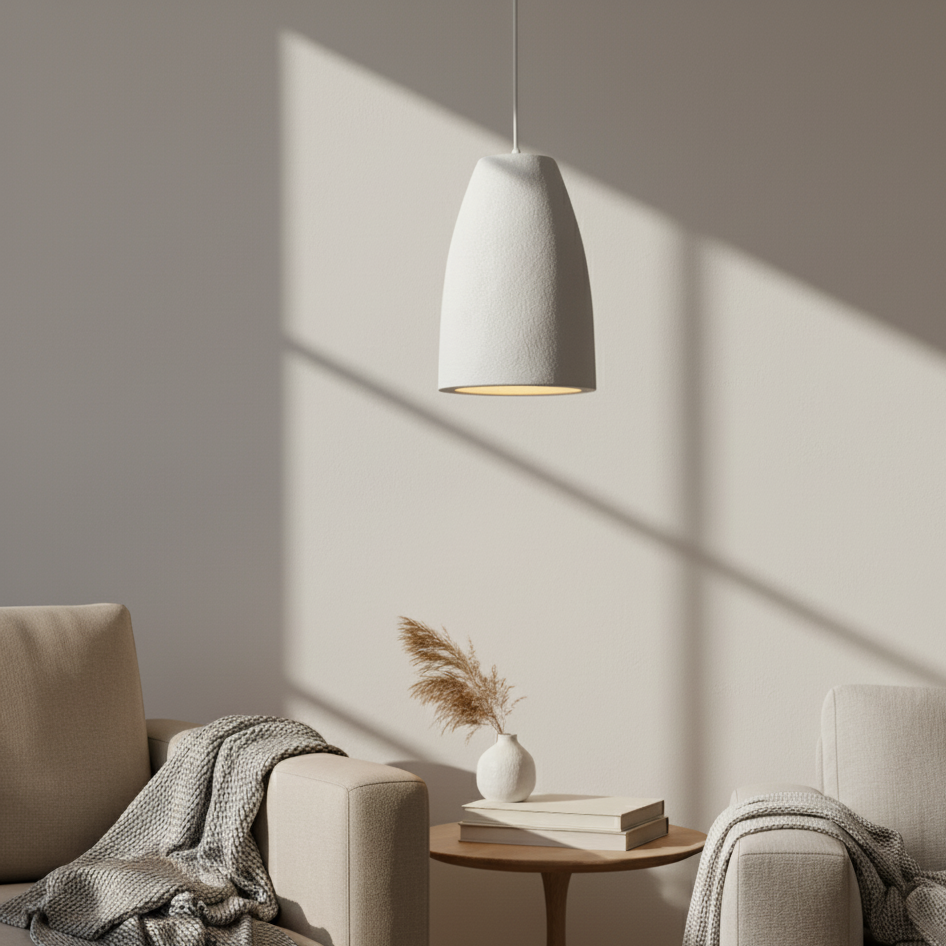 Halo Sabié | Lampada a sospensione LED di design in stile Wabi-Sabi per soggiorno e zona pranzo