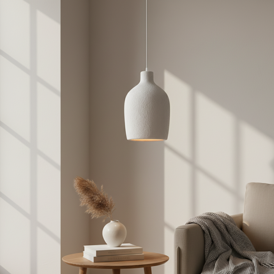 Halo Sabié | Lampada a sospensione LED di design in stile Wabi-Sabi per soggiorno e zona pranzo