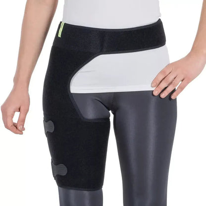 Stavora | Hip Support Brace with Compression and Adjustable Straps, Left or Right