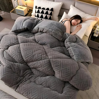 Steppora | Plaid matelassé pour l'hiver, lavable en machine, jusqu'à 200 × 230 cm