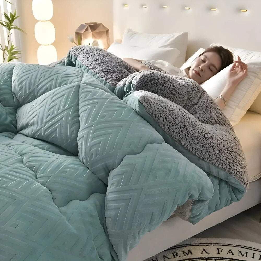 Steppora | Plaid matelassé pour l'hiver, lavable en machine, jusqu'à 200 × 230 cm
