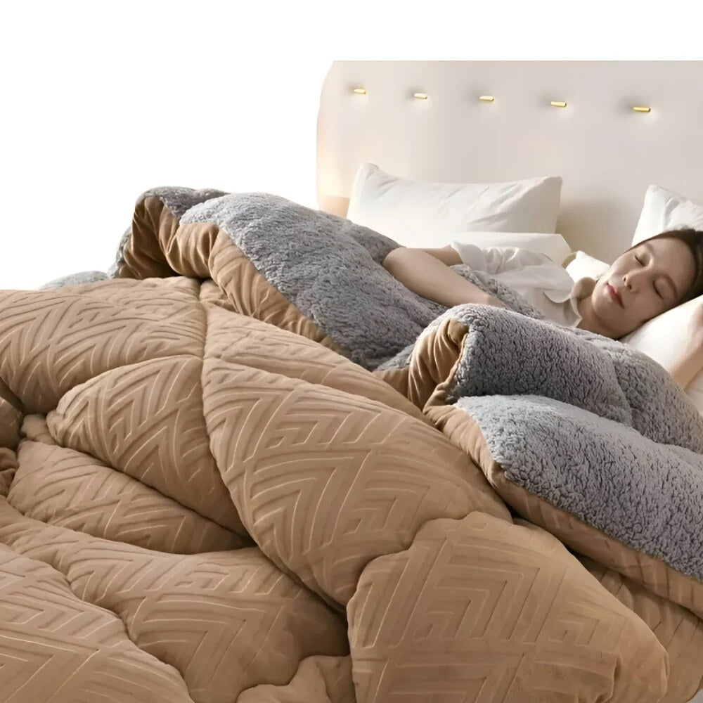 Steppora | Plaid matelassé pour l'hiver, lavable en machine, jusqu'à 200 × 230 cm