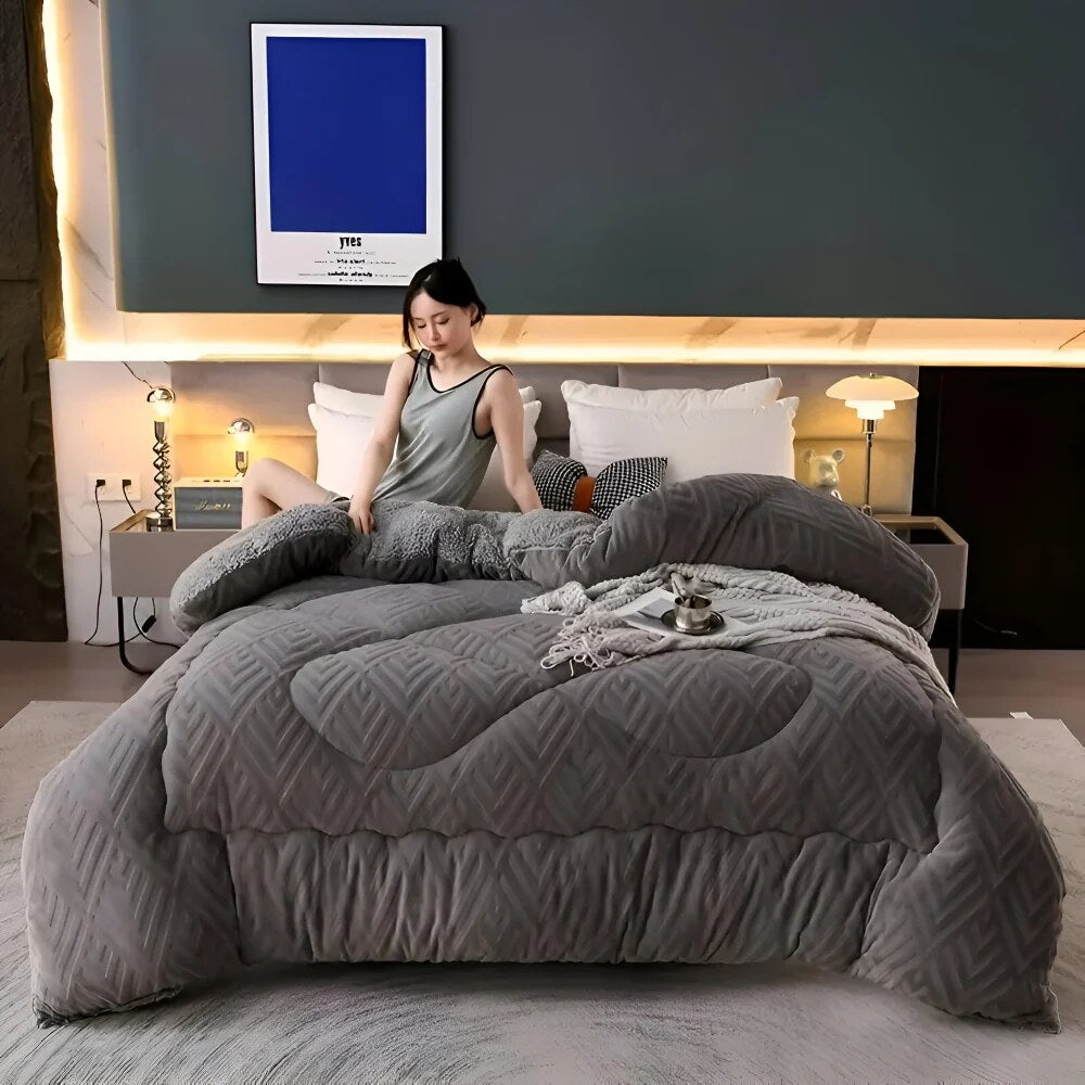 Steppora | Plaid matelassé pour l'hiver, lavable en machine, jusqu'à 200 × 230 cm