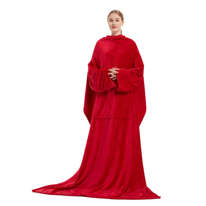 Kuvara | Blanket with Sleeves and Front Pocket, 130 × 180 cm