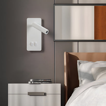 Lampada da parete cilindrica minimalista | Interruttore doppio | Luce LED in ferro